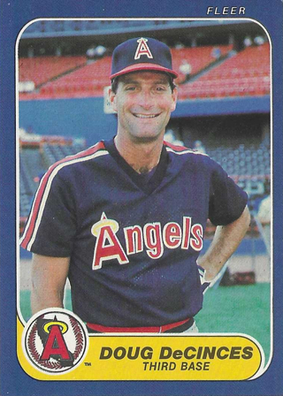 1986 Fleer California Angels 6-Card Lot