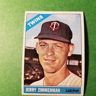 1966 - TOPPS BASEBALL CARD NO. 247 - JERRY ZIMMERMAN - TWINS