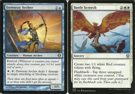 2 MTG Cards:  Keymaster Rogue 39/249 Gatecrash,  Phyrexia AWBO U Battle Screech #059 