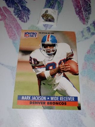 NFL ProSet Mark Jackson Denver Bronco Card