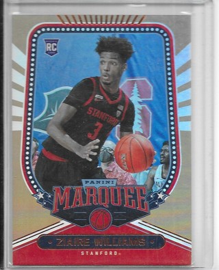 Ziaire Williams 2021-22 Chronicles Draft Marquee Bronze #156