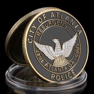 Atlanta Georgia USA Police Department Challenge Coin Souvenir 