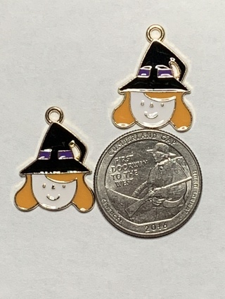 HALLOWEEN CHARMS~#28~SET OF 2 CHARMS~SET 3~FREE SHIPPING!