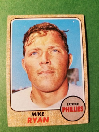 1968 - TOPPS EXMT - NRMT BASEBALL - CARD NO. 306 - MIKE RYAN - PHILLIES