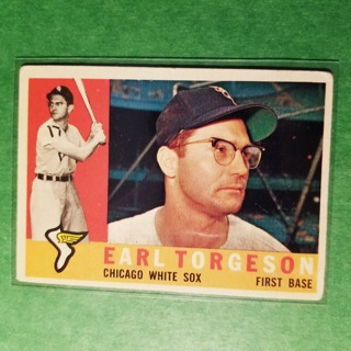 1960 - TOPPS BASEBALL CARD NO. 299 - EARL TORGESON - WHITE SOX