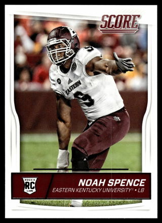 Noah Spence 2016 Panini Score Rookie Card #427 Eastern Kentucky University Football Card