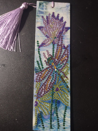 FNL LIST: Handmade Leather Dragonfly Bookmark