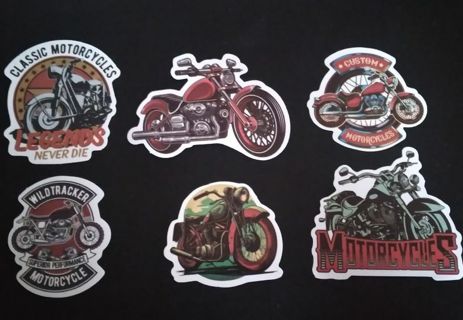 6 Unique Motorcycle Stickers
