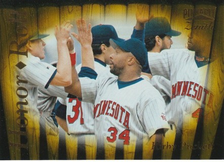 1996 Pinnacle Zenith - #149 Kirby Puckett