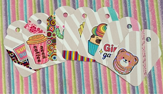 Repurposed Kawaii Gift Tags  