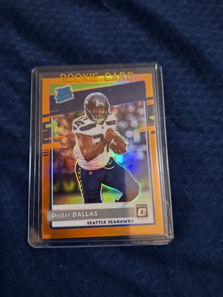 DeeJay Dallas rc gold Seattle Seahawks 