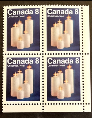 Canada MNH CHRISTMAS STAMP BLOCK 