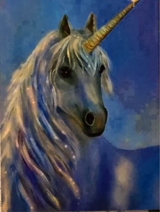 Unicorn - 3 x 4” MAGNET - GIN ONLY