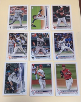 2022 Topps mini baseball lot