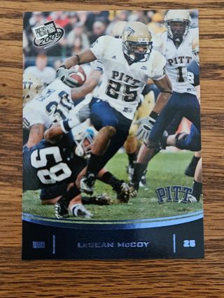 2009 Presspass Football trading card.