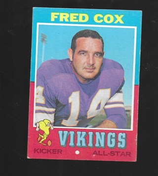 1971 TOPPS FRED COX #96