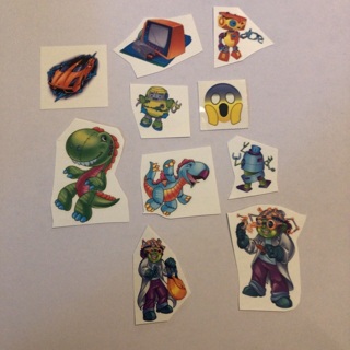  10 Assorted Temporary Tattoos Lot 5