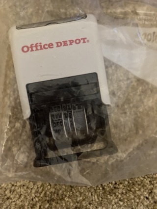 Office Depot Date Stamp 