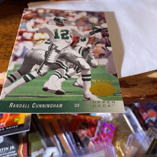 1998 upper deck sp Randall Cunningham football card 