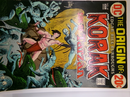 THE ORIGIN OF : KORAK SON OF Tarzan NO.49