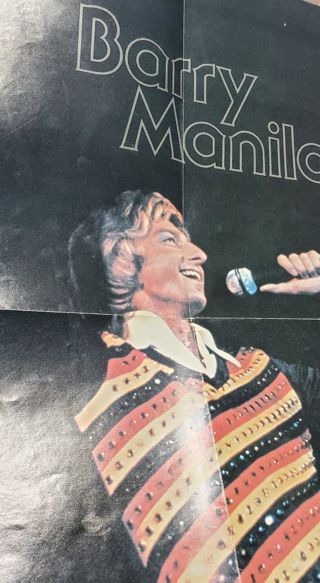 Large 1977 Barry Manilow Poster!