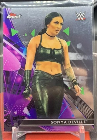 2021 WWE Topps Finest Chrome - Sonya Deville Card #72