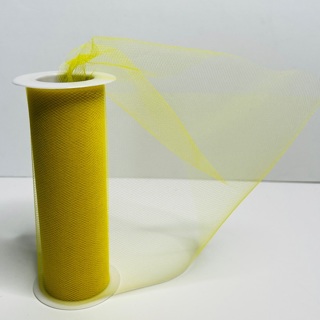 Yellow Matte Tulle 6” Wide 