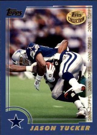 Tradingcards - 2000 Topps - Topps Collection #22 - Jason Tucker - Dallas Cowboys + #205 - Michael B.