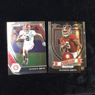 Devonta Smith Rookie Lot Prizm & Crusade Eagles