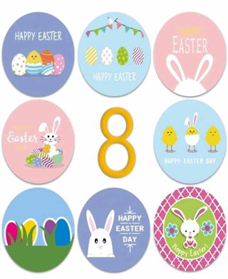 ⭐NEW⭐(8) Easter stickers. Brand new, without tags.