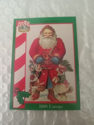 Santa Around The World Card