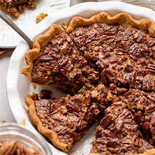 butterscotch pecan pie recipe card