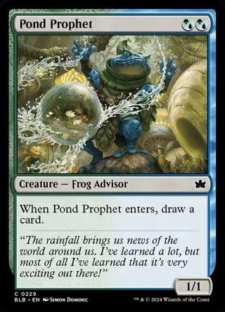  Pond Prophet - Foil MTG Bloomburrow NM Magic Foil