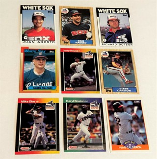 18 Card Lot-All Stars,Hall Of Fame-Chicago White Sox-Thigpen,McDowell,Johnspn,Lyons,Carlton