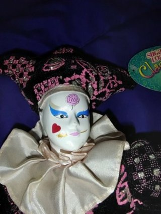 Sugar Loaf Classiques Masquerade Doll / Pink & Silver Glitter