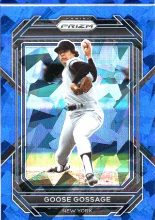 2023 Panini Prizm Goose Gossage Blue Ice