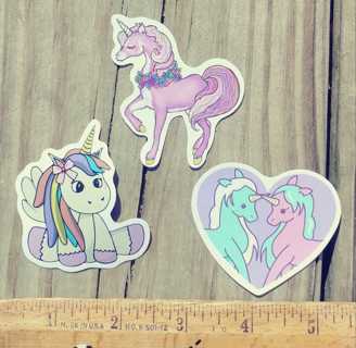 Unicorn Horse Stickers  NEW! Pretty!! Pen Pal Scrapbooking Junk Journal