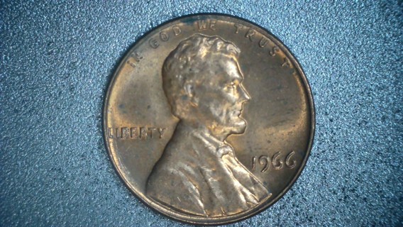 NICE 1966 PENNY #0054