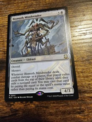 Magic the gathering mtg Bismuth Mindrender rare card Modern Horizons 3