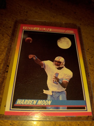 Two card lot NFL veteran Warren Moon