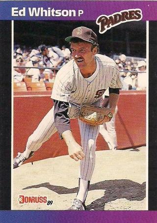 Ed Whitson 1989 Donruss San Diego Padres