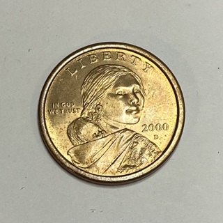 2000 D Sacagawea Golden Dollar Coin!