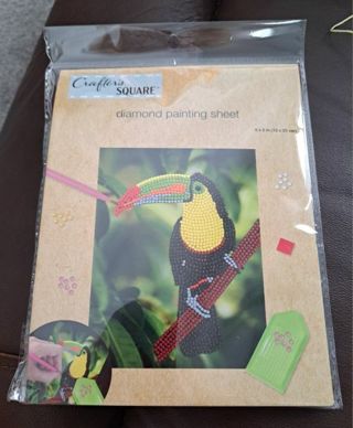 Toucan Diamond Art Painting Kit. New