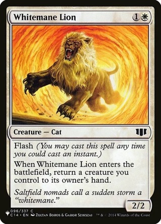  Whitemane Lion - The List MTG The List NM Magic Regular