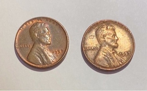 1957 P&D LINCOLN WHEAT CENTS