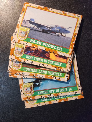 1991 Topps Desert Storm Cards - Lot of 16 - No Duplicates