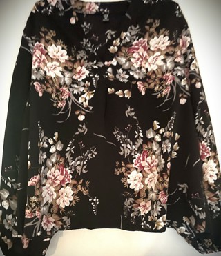 Women's 2XL L/S Floral Top