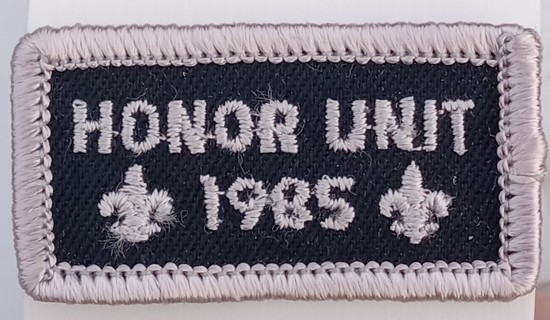 Boy scout scouts bsa Honor Unit 1985 patch