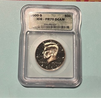 2000 S ICG PR70 DCAM Half dollar 