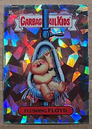 Garbage Pail Kids CHROME Series 5 - Flushing Floyd #246 ATOMIC Refractor 2022